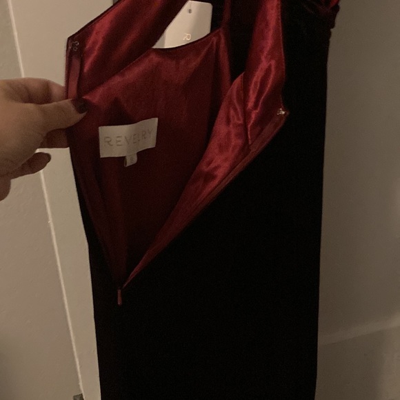 Revelry Bridesmaid Dress, NWT, burgundy, size 8 - Picture 10 of 14